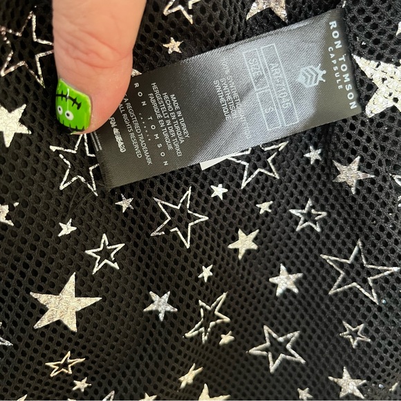 Ron Tomson N 71045 longline faux leather two tone jacket - Picture 7 of 10